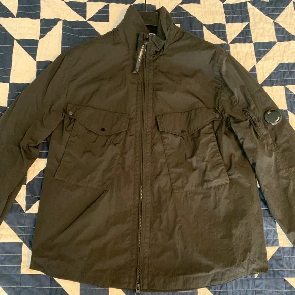 CP Company Chrome-R Zip Pocket Overshirt - Picture 1 of 13